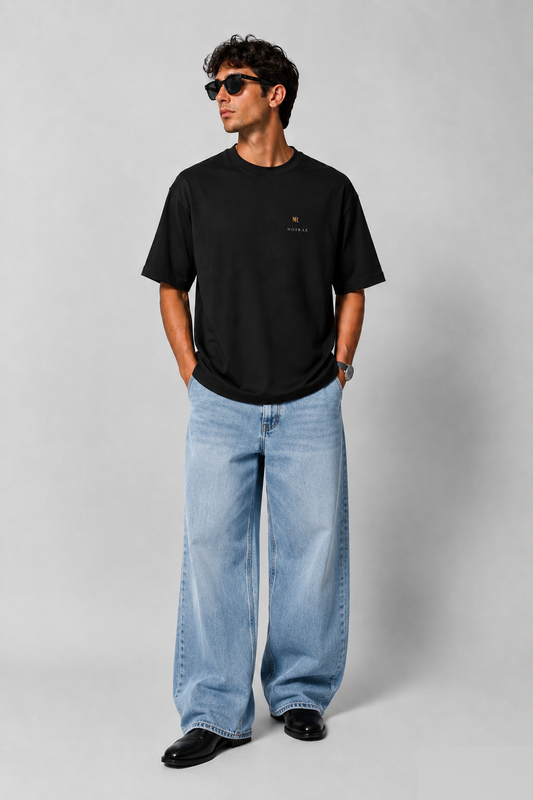 NOIRAÉ Signature Oversized Tee - Onyx